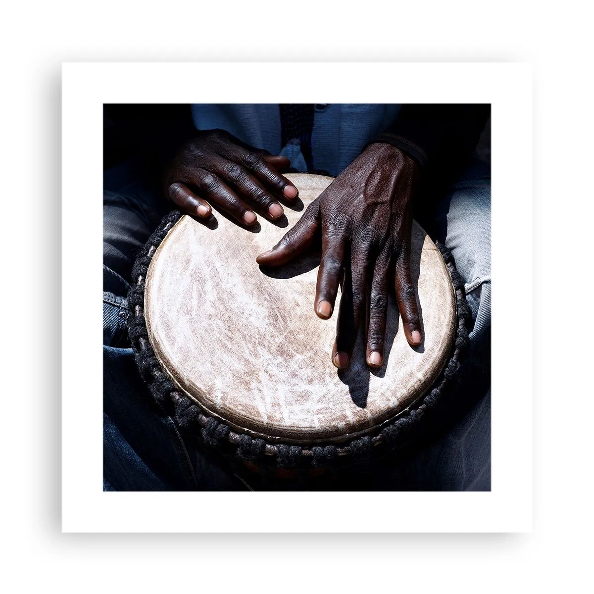 Plakat - Żyj w swoim rytmie - 40x40 cm