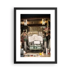 Plakat w czarnej ramie - Powrót do przeszłości - 30x40 cm