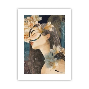 Plakat - Baśń o królewnie z liliami - 30x40 cm