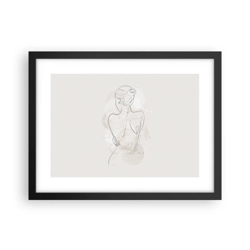 Plakat w czarnej ramie - Jak czuły instrument - 40x30 cm