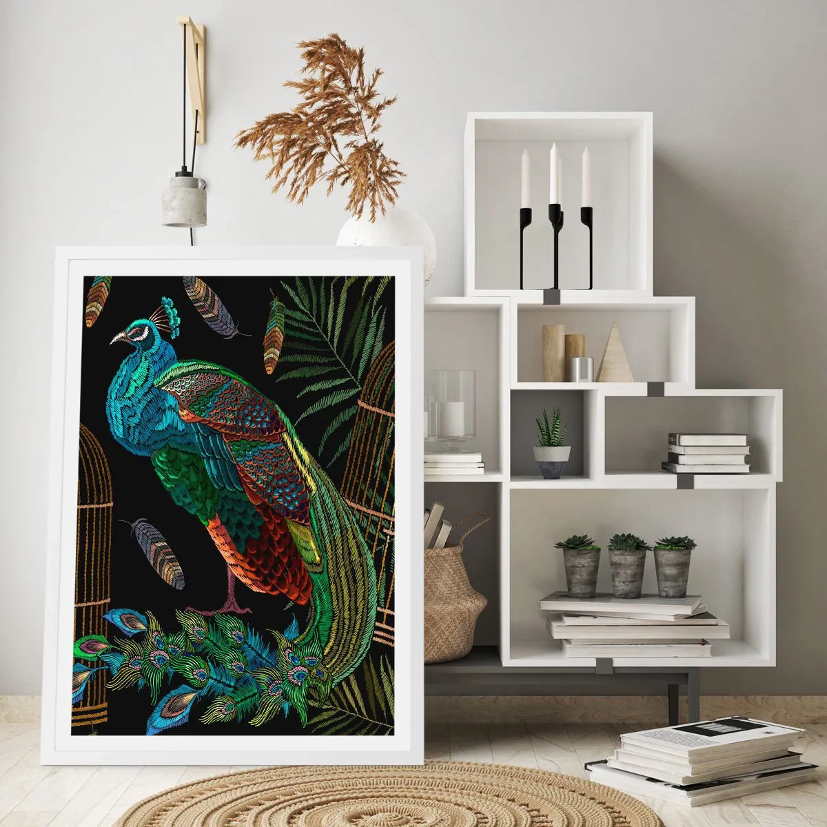 Plakat w białej ramie - W królewskich szatach - 61x91 cm