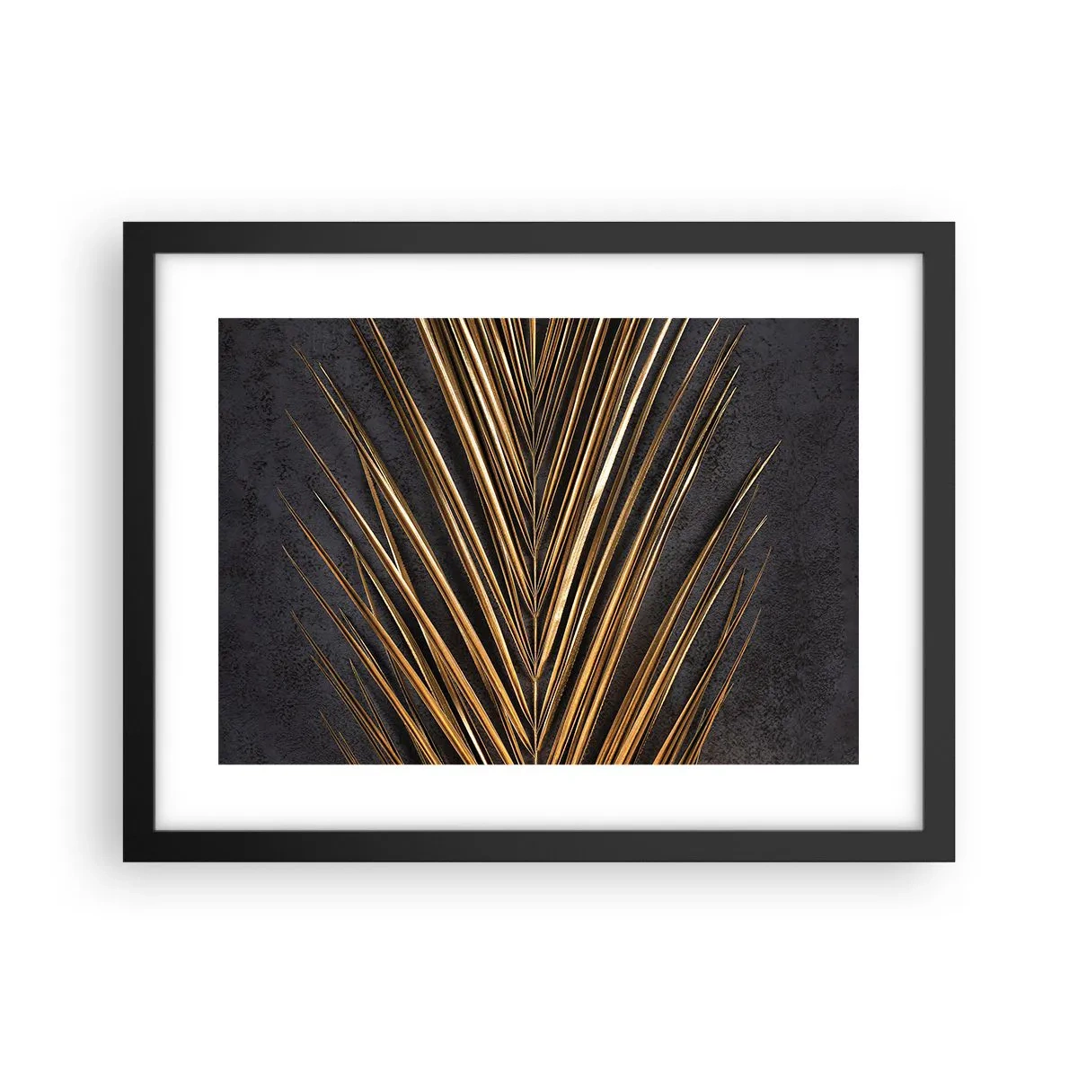 Plakat w czarnej ramie - Złoto tropików - 40x30 cm