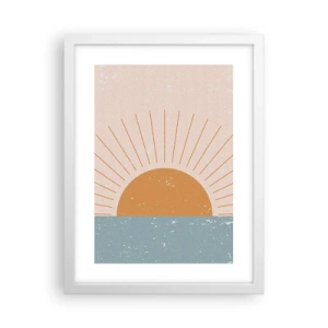 Plakat w białej ramie - Codzienny cud - 30x40 cm