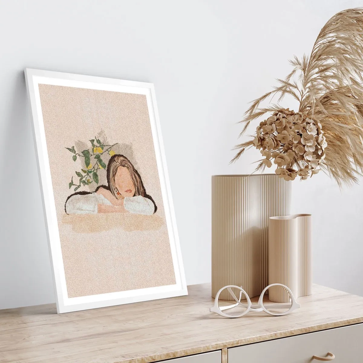Plakat w białej ramie - Piękność południa - 30x40 cm