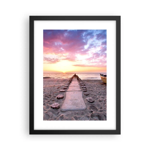 Plakat w czarnej ramie - Chwila głębokiego przeżycia - 30x40 cm