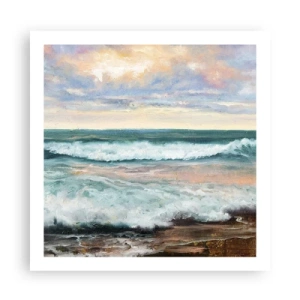 Plakat - Tutaj wygładzisz duszę - 60x60 cm