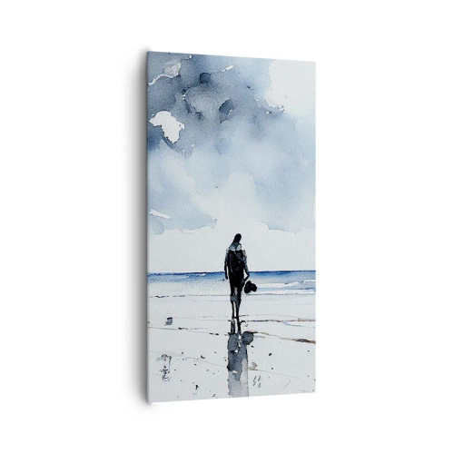 Obraz na płótnie - Rozmowa z morzem - 65x120 cm