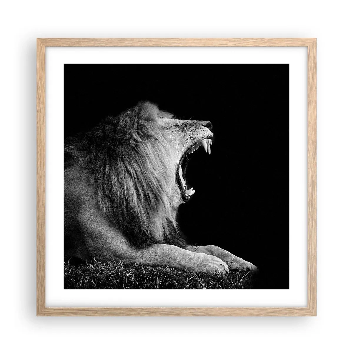 Plakat w ramie jasny dąb - Bez żadnych wątpliwości - 50x50 cm