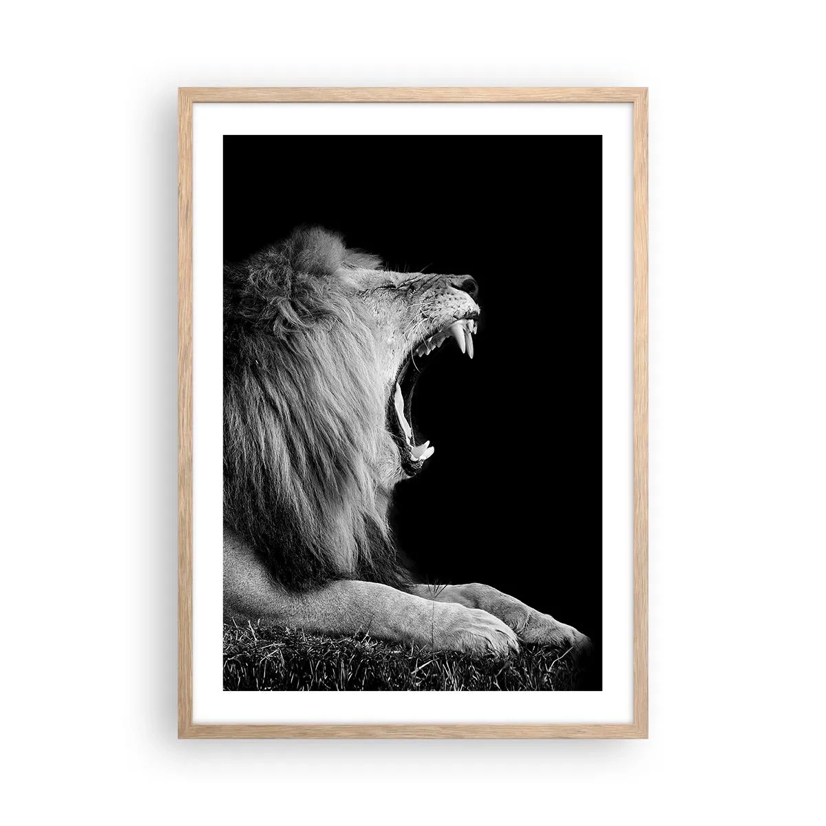 Plakat w ramie jasny dąb - Bez żadnych wątpliwości - 50x70 cm