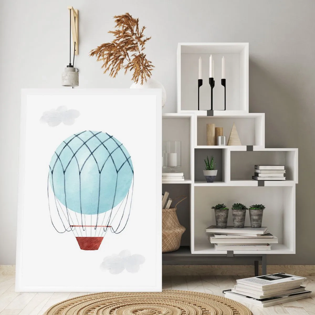Plakat - Cały w chmurach - 30x40 cm