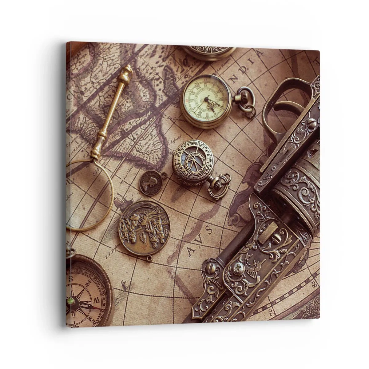 Obraz na płótnie - Przygoda wzywa - 40x40 cm