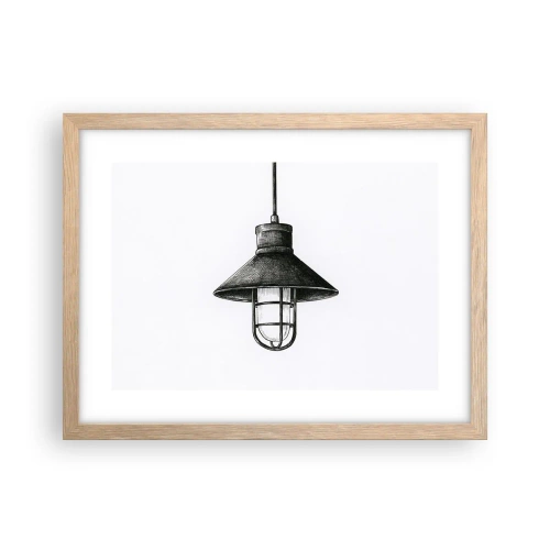 Plakat w ramie jasny dąb - Jak przed laty… - 40x30 cm