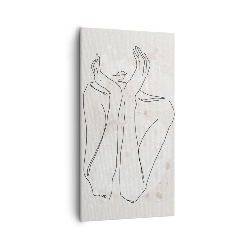 Obraz na płótnie - Rozmarzona chwila - 55x100 cm