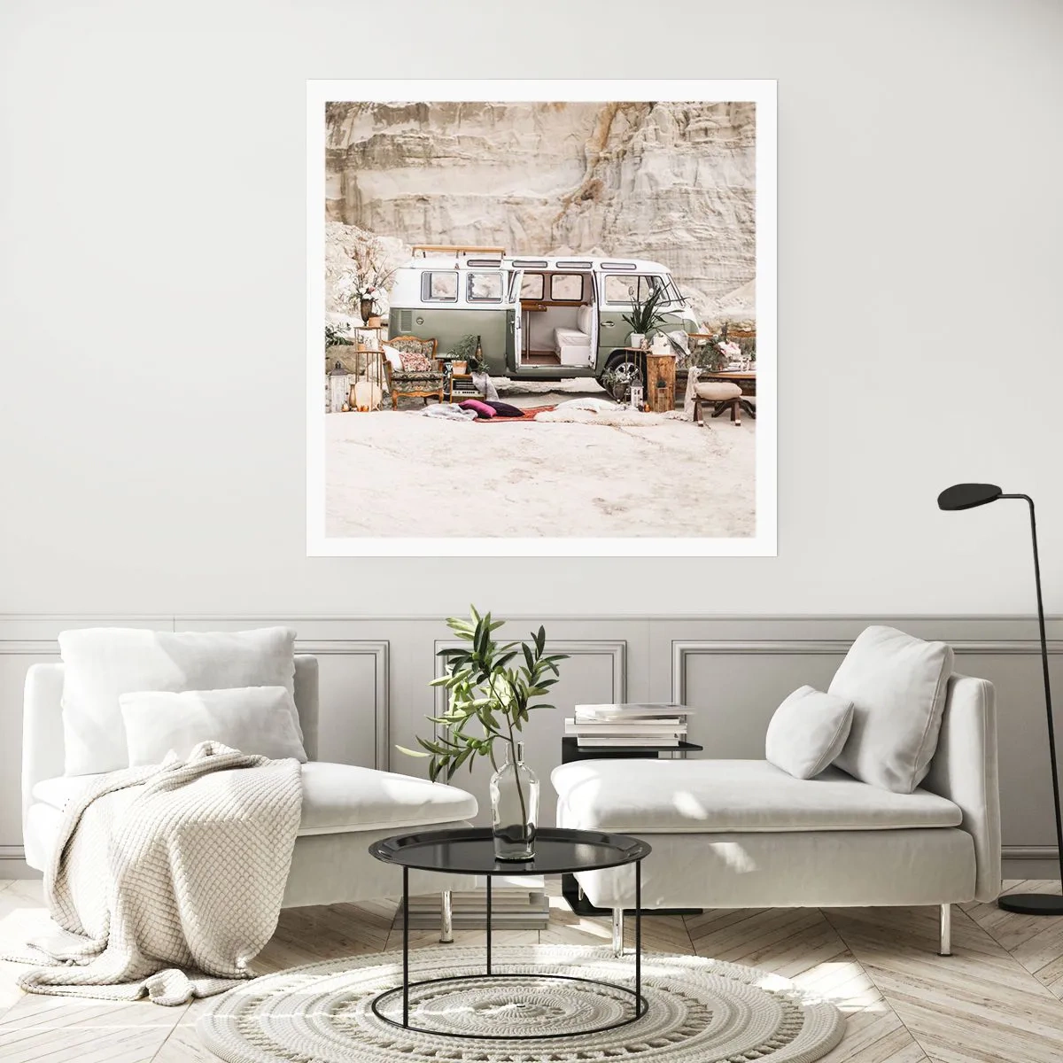 Plakat - Podróż czas zacząć - 40x40 cm