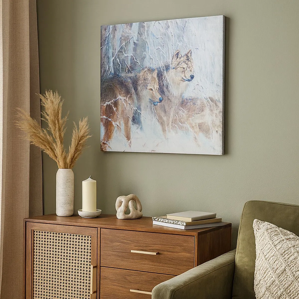 Obraz na płótnie - Uwaga! Nadchodzi… - 30x30 cm