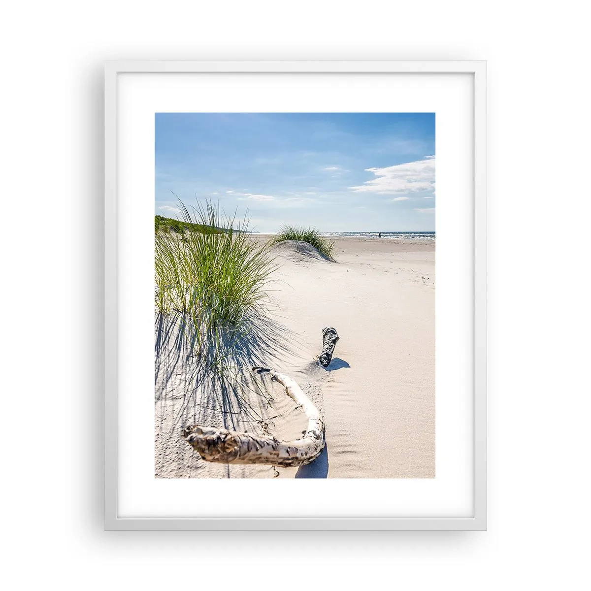 Plakat w białej ramie - Najpiękniejsza? Bałtycka - 40x50 cm