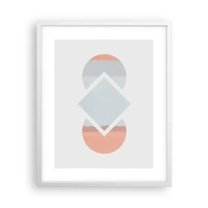 Plakat w białej ramie - Sytuacja jest jasna - 40x50 cm