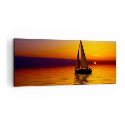 Obraz na płótnie - Jak tu cicho o zmierzchu… - 100x40 cm