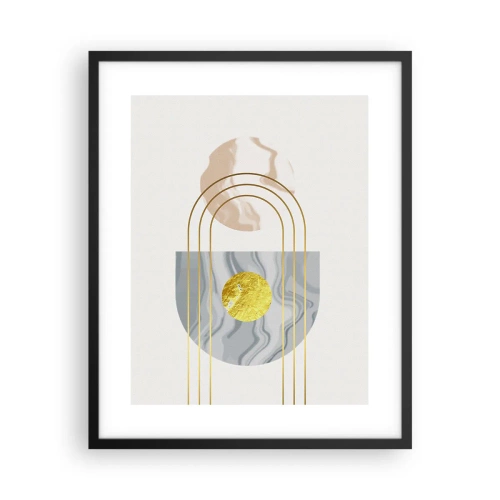 Plakat w czarnej ramie - Jasność i blask - 40x50 cm