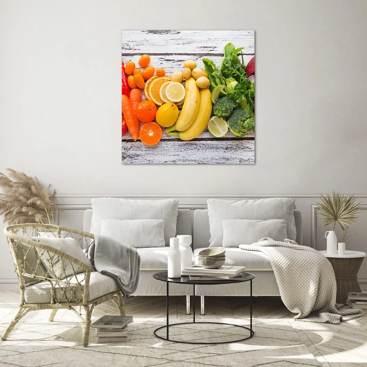 Obraz na szkle - To nie wystarczy? - 50x50 cm