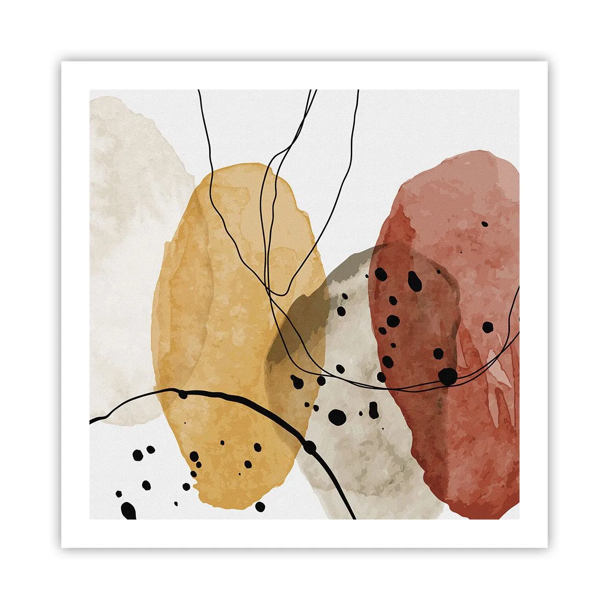 Plakat - Jak powietrze lekkie, przejrzyste - 60x60 cm