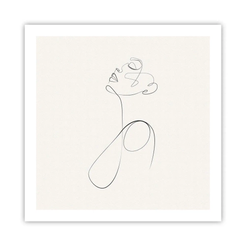 Plakat - Zapętlona w marzeniach - 60x60 cm