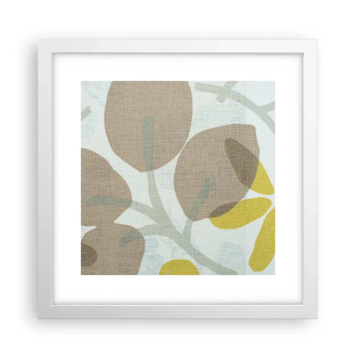 Plakat w białej ramie - Kompozycja w pełnym słońcu - 30x30 cm