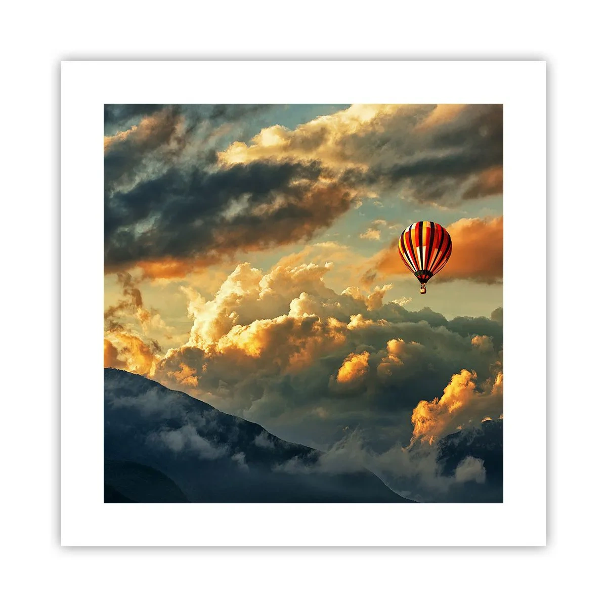 Plakat - Lecę, bo chcę - 40x40 cm
