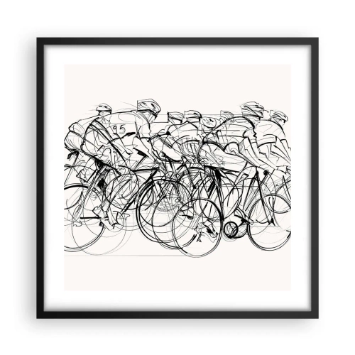 Plakat w czarnej ramie - Wespół w zespół - 50x50 cm