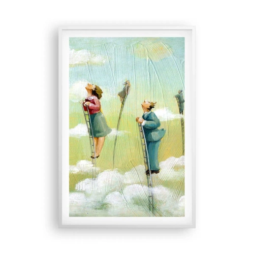 Plakat w białej ramie - Za swoim marzeniem - 61x91 cm
