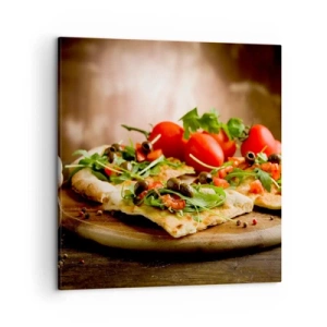 Obraz na płótnie - Prosto z pieca i z ogrodu - 50x50 cm