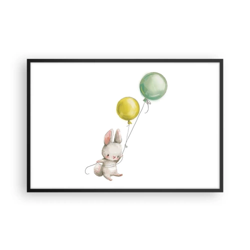 Plakat w czarnej ramie - Też polecę! - 91x61 cm