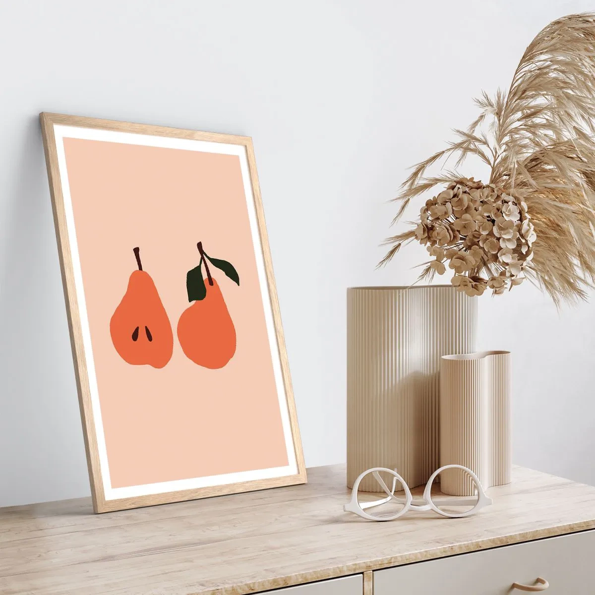 Plakat w ramie jasny dąb - Sama słodycz - 61x91 cm