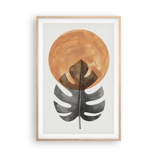Plakat w ramie jasny dąb - Zawsze słońce - 61x91 cm
