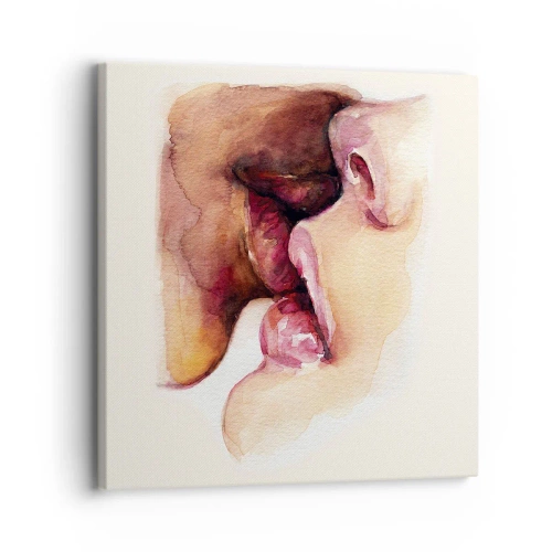 Obraz na płótnie - Jak noc i dzień, ziemia i niebo - 30x30 cm