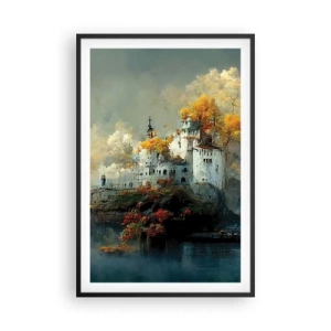 Plakat w czarnej ramie - Początek romantycznej opowieści - 61x91 cm