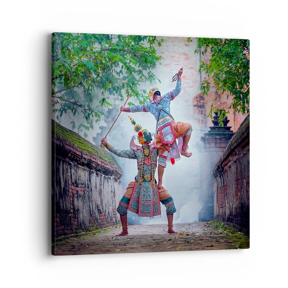 Obraz na płótnie - Taniec zabójczo piękny - 40x40 cm