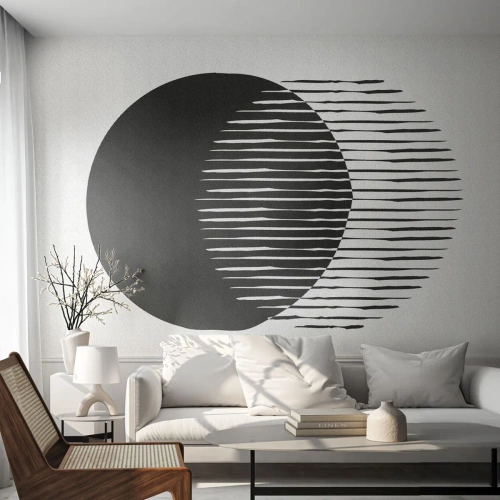 Fototapeta Premium Canvas - Jego alter ego - Słonce, Koła, Boho - 250x175 cm