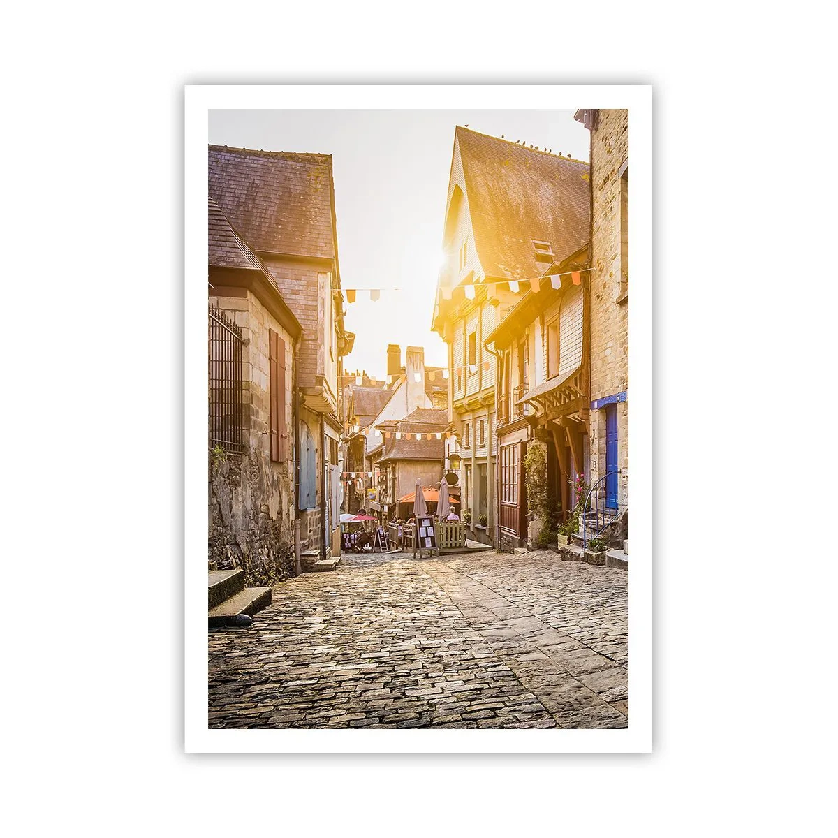 Plakat - Biały duch miasteczka - 70x100 cm