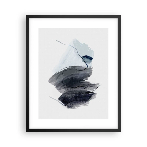 Plakat w czarnej ramie - Intensywność i ruch - 40x50 cm