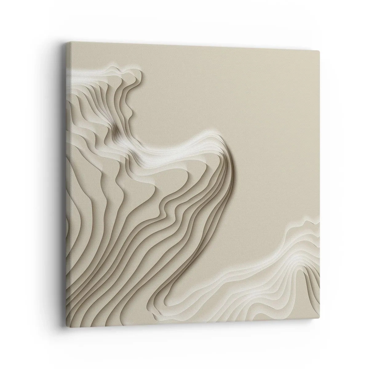 Obraz na płótnie - Topografia sztuki - 40x40 cm