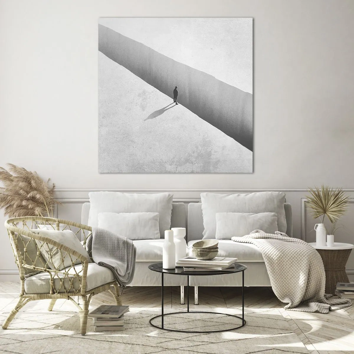 Obraz na szkle - Jasny cel - 50x50 cm