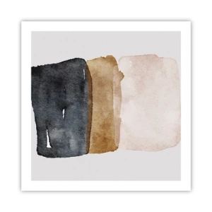 Plakat - Kompozycja barw ziemi - 60x60 cm