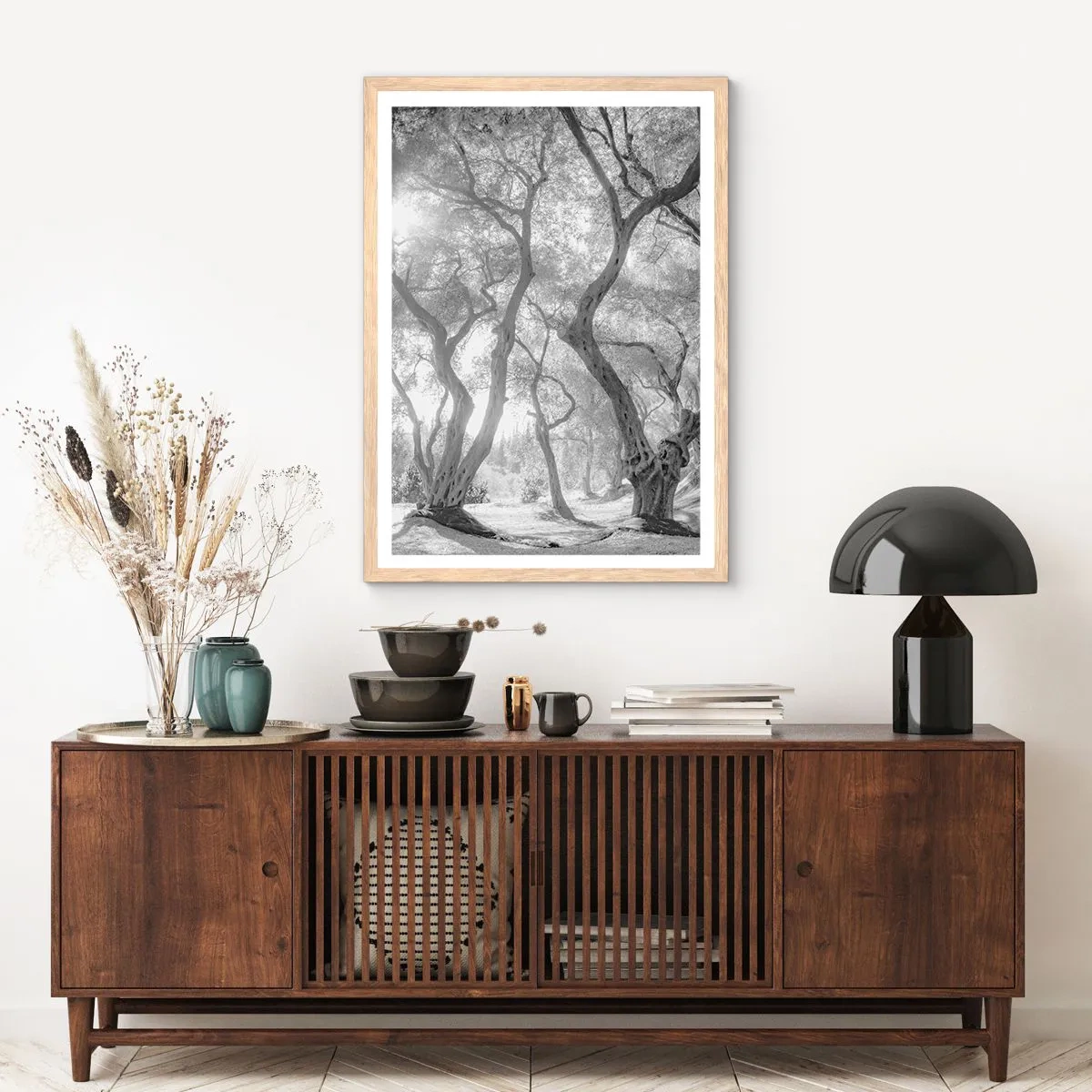 Plakat w ramie jasny dąb - W oliwnym gaju - 61x91 cm