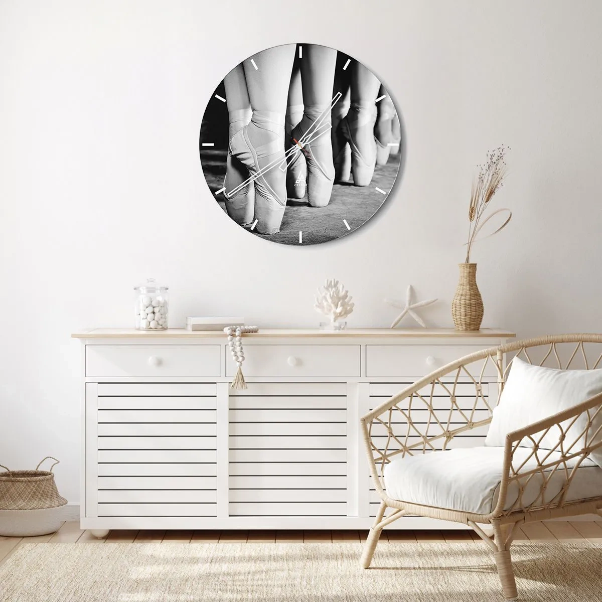 Zegar ścienny - Razem, lekko - 30x30 cm