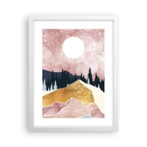 Plakat w białej ramie - Nocna straż - 30x40 cm