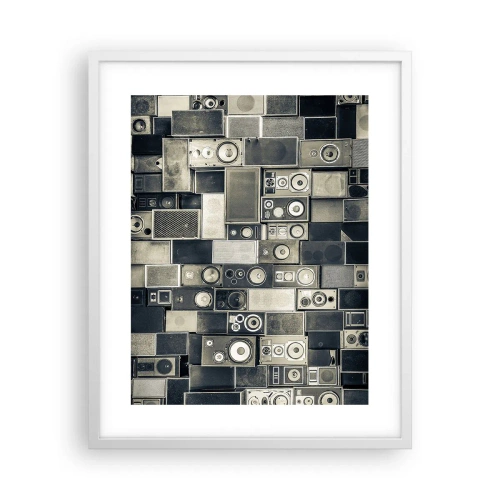 Plakat w białej ramie - I wszystko gra - 40x50 cm
