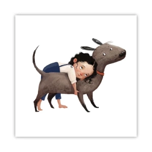 Plakat - Najlepsi przyjaciele - 40x40 cm