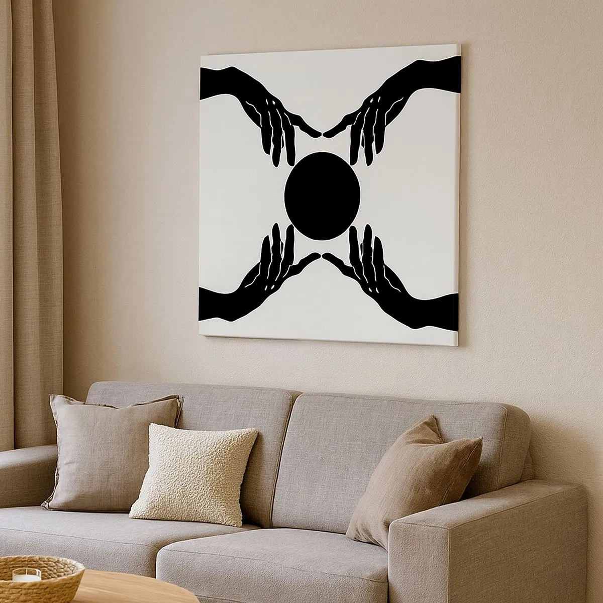 Obraz na płótnie - Tajemny znak - 30x30 cm