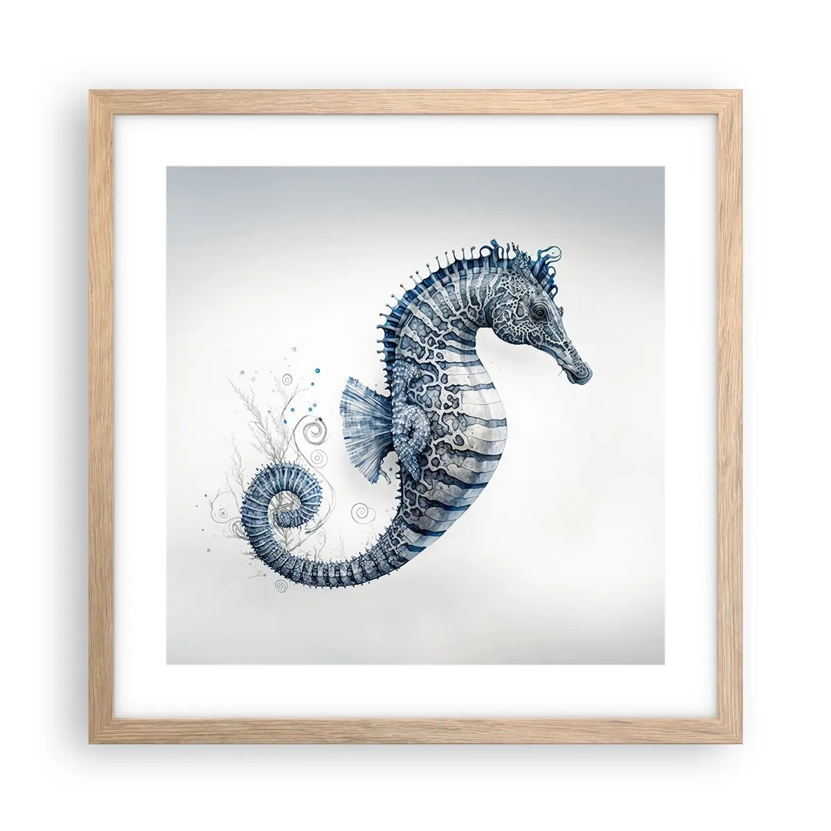 Plakat w ramie jasny dąb - Subtelny żart natury - 40x40 cm